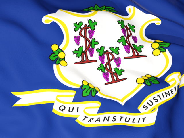 Flag background. Download flag icon of Connecticut