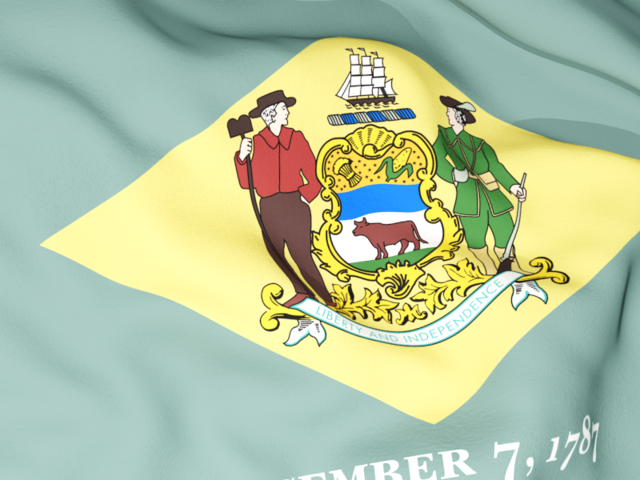 Flag background. Download flag icon of Delaware