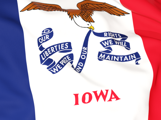 Flag background. Download flag icon of Iowa