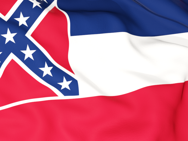 Flag background. Download flag icon of Mississippi