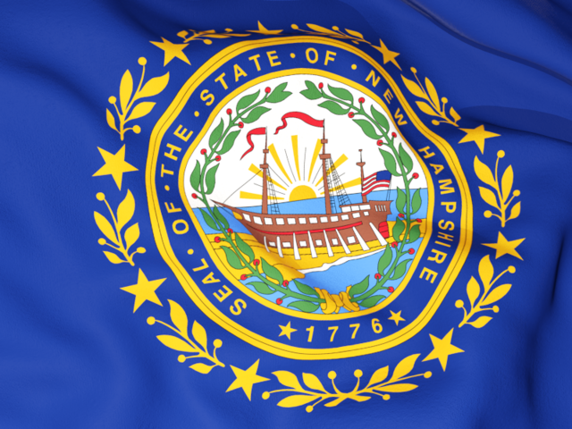 Flag background. Download flag icon of New Hampshire
