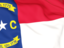 Flag of state of North Carolina. Flag background. Download icon