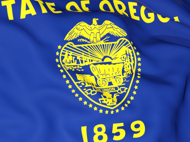 Бэкграунд флага. Загрузить иконку флага штата Орегон