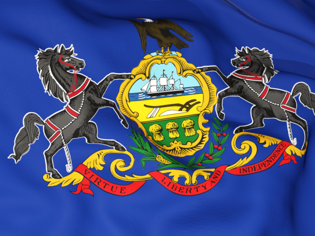 Flag background. Download flag icon of Pennsylvania