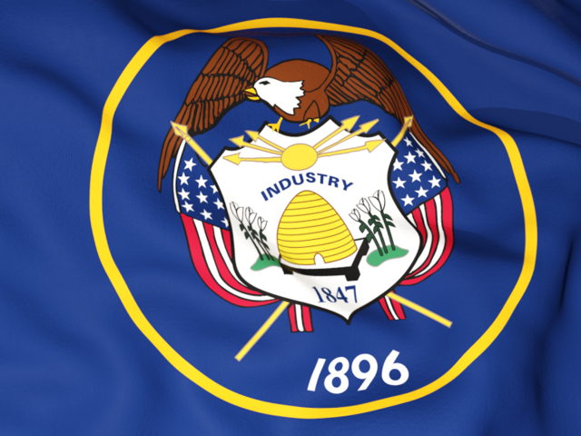 Бэкграунд флага. Загрузить иконку флага штата Юта