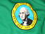 Flag of state of Washington. Flag background. Download icon