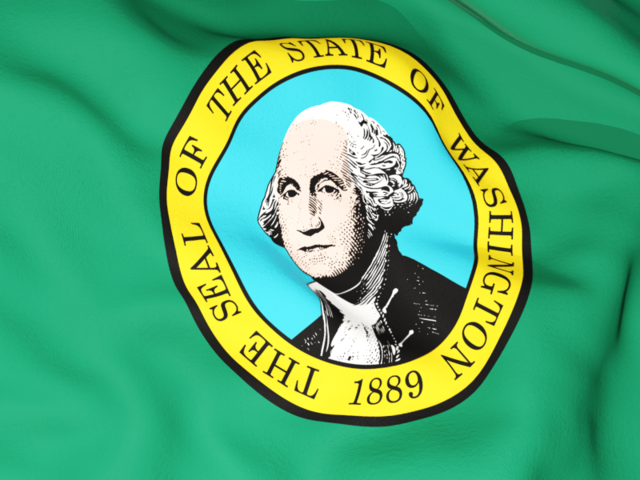 Flag background. Download flag icon of Washington