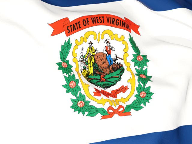 Flag background. Download flag icon of West Virginia