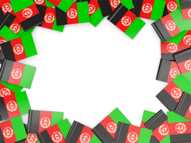 Flag frame. Download flag icon of Afghanistan at PNG format