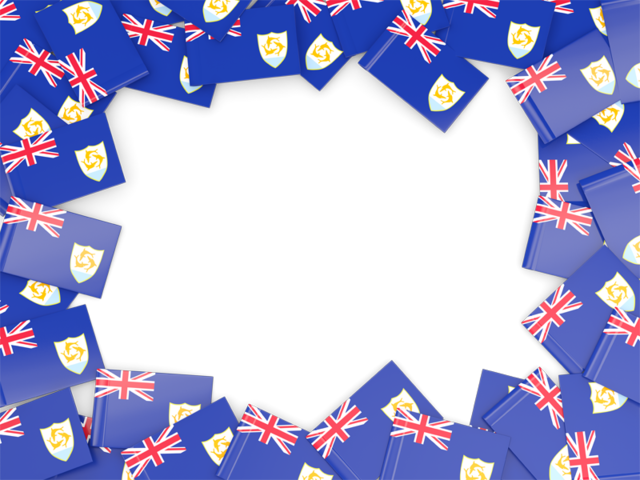 Flag frame. Download flag icon of Anguilla at PNG format