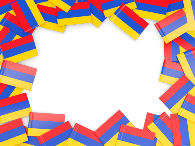 Flag frame. Download flag icon of Armenia at PNG format