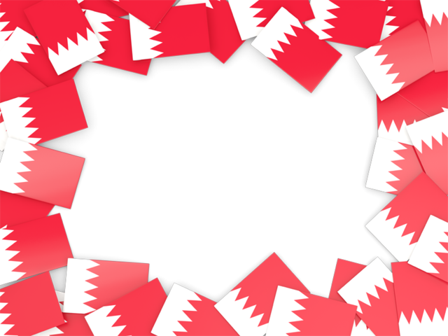 Flag frame. Download flag icon of Bahrain at PNG format