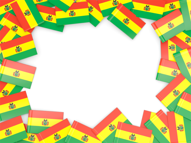 Flag frame. Download flag icon of Bolivia at PNG format