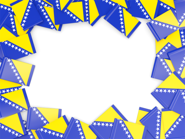 Flag frame. Download flag icon of Bosnia and Herzegovina at PNG format