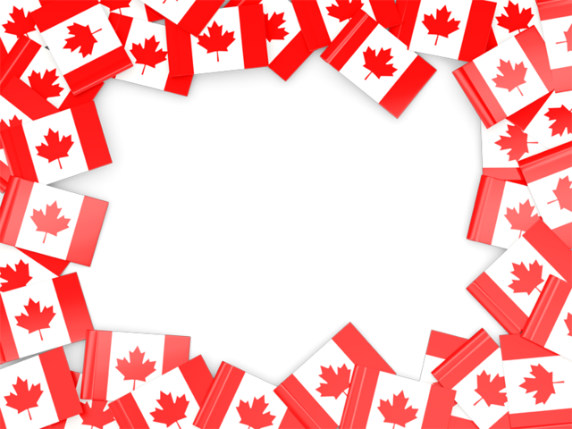 Flag frame. Download flag icon of Canada at PNG format