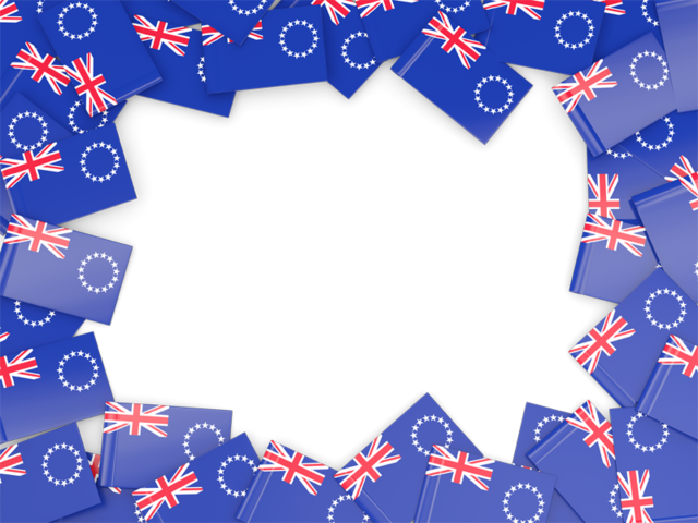 Flag frame. Download flag icon of Cook Islands at PNG format