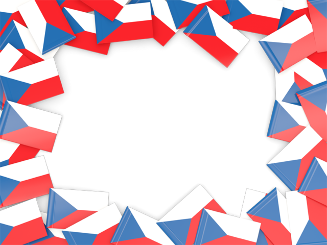 Flag frame. Download flag icon of Czech Republic at PNG format