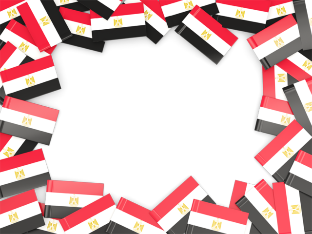 Рамка из флагов. Скачать флаг. Египет
