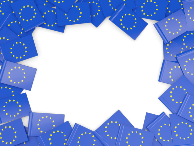 Flag frame. Download flag icon of European Union at PNG format