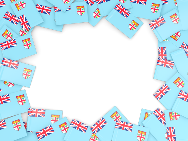 Flag frame. Download flag icon of Fiji at PNG format