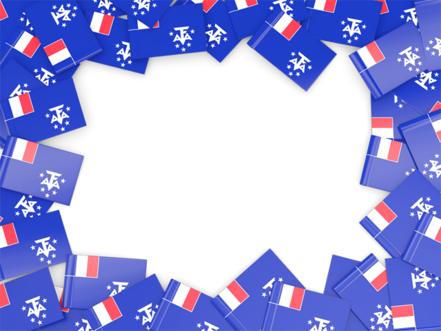 Flag frame. Download flag icon of French Southern and Antarctic Lands at PNG format