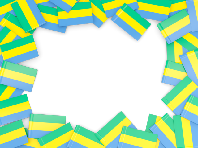Flag frame. Download flag icon of Gabon at PNG format