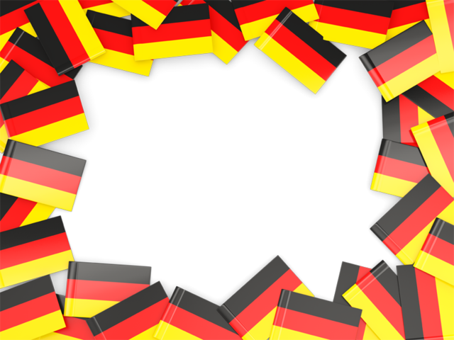 Flag frame. Download flag icon of Germany at PNG format