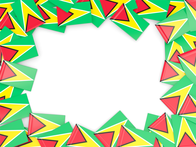 Flag frame. Download flag icon of Guyana at PNG format