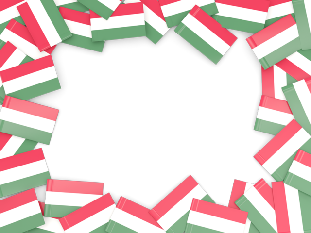 Flag frame. Download flag icon of Hungary at PNG format