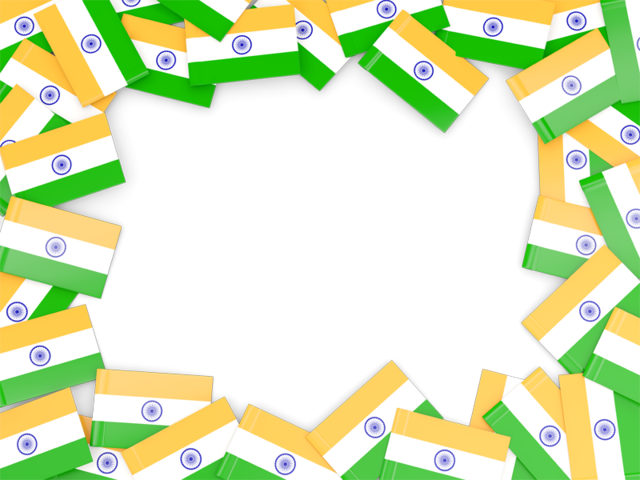 Flag frame. Download flag icon of India at PNG format