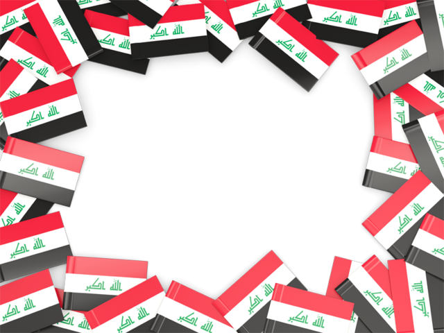 Рамка из флагов. Скачать флаг. Республика Ирак