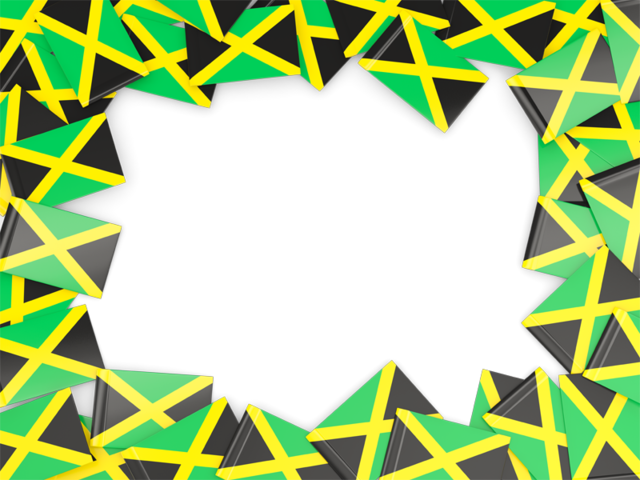 Flag frame. Download flag icon of Jamaica at PNG format