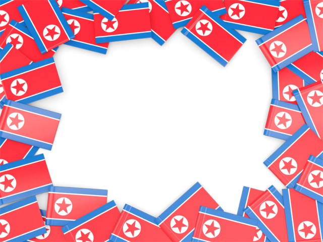 Flag frame. Download flag icon of North Korea at PNG format