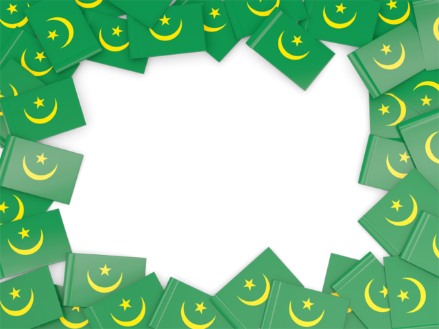 Flag frame. Download flag icon of Mauritania at PNG format