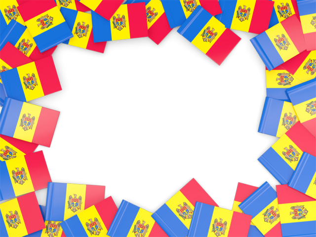 Flag frame. Download flag icon of Moldova at PNG format