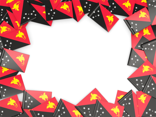 Flag frame. Download flag icon of Papua New Guinea at PNG format