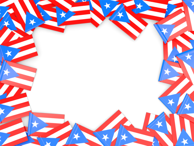 Flag frame. Download flag icon of Puerto Rico at PNG format