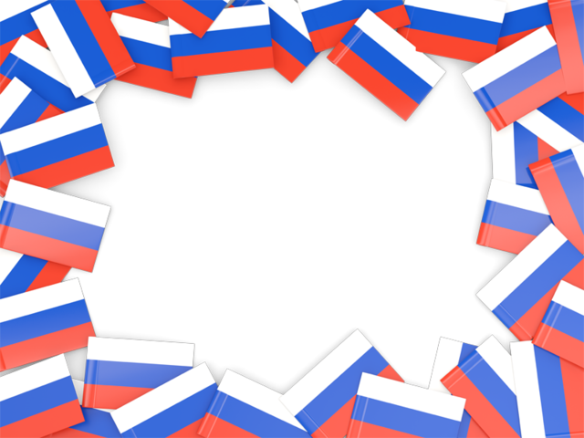 Flag frame. Download flag icon of Russia at PNG format