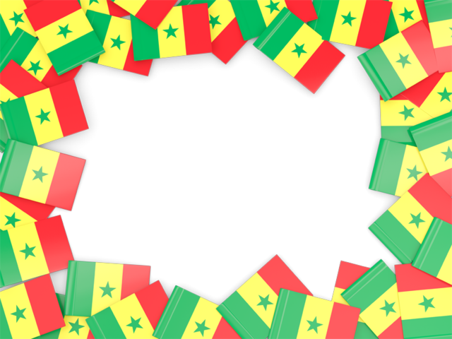 Flag frame. Download flag icon of Senegal at PNG format