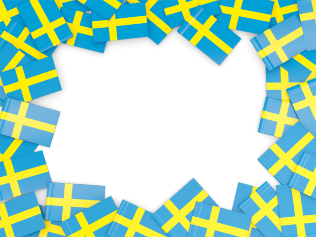 Flag frame. Download flag icon of Sweden at PNG format
