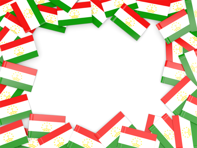Flag frame. Download flag icon of Tajikistan at PNG format