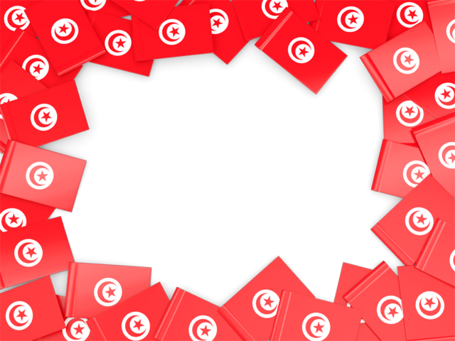 Flag frame. Download flag icon of Tunisia at PNG format