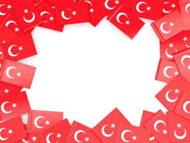 Flag frame. Download flag icon of Turkey at PNG format