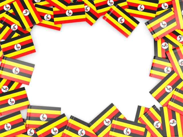 Flag frame. Download flag icon of Uganda at PNG format