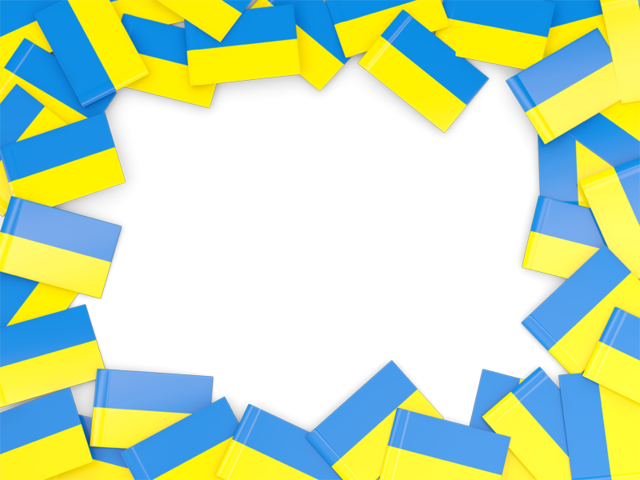 Flag frame. Download flag icon of Ukraine at PNG format