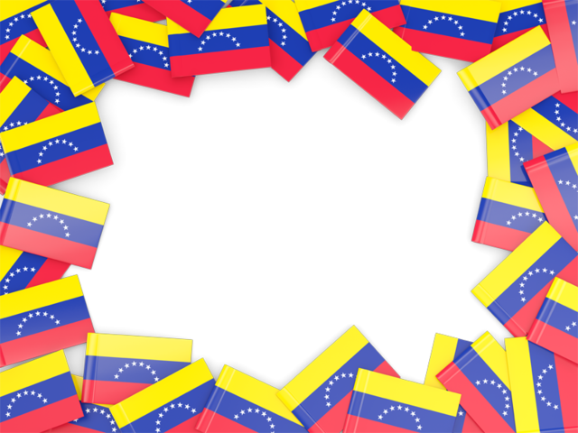 Рамка из флагов. Скачать флаг. Венесуэла