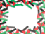 Western Sahara. Flag frame. Download icon.