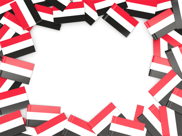 Flag frame. Download flag icon of Yemen at PNG format
