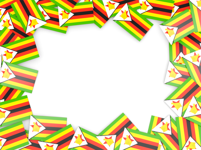 Flag frame. Download flag icon of Zimbabwe at PNG format