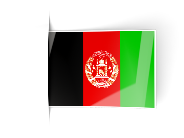 Flag labels. Download flag icon of Afghanistan at PNG format